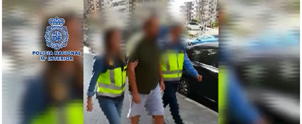 La Polica Nacional detiene en Benidorm a un fugado que abus sexualmente de sus hijastras en Reino Unido