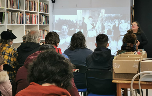 Inaugurada la Biblioteca Anarquista Mari Luz Lozano