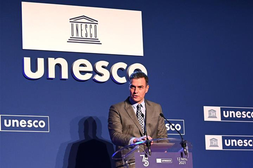 Pedro Snchez reclama en la UNESCO orientar el progreso cientfico y tecnolgico hacia la reduccin de desigualdades sociales