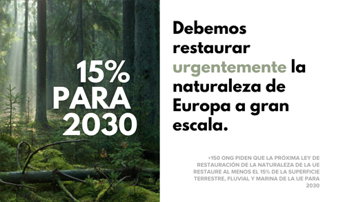 WWF: Ms de 150 ONG pedimos objetivos ambiciosos para 2030 en la prxima ley de restauracin de la naturaleza de la UE