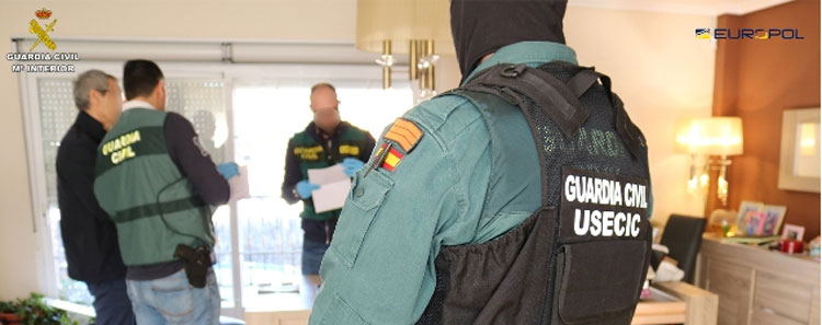 La Guardia Civil desarticula una organizacin criminal autnoma de blanqueadores de dinero a travs de la compra-venta de criptomoneda