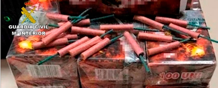 Noticia de Almera 24h: La Guardia Civil ha intervenido ms de 500.000 artificios pirotcnicos durante la campaa de Navidad