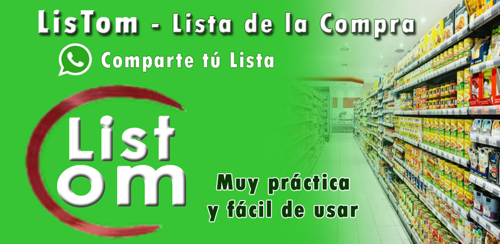 LisTom. Aplicación para la Lista de la Compra